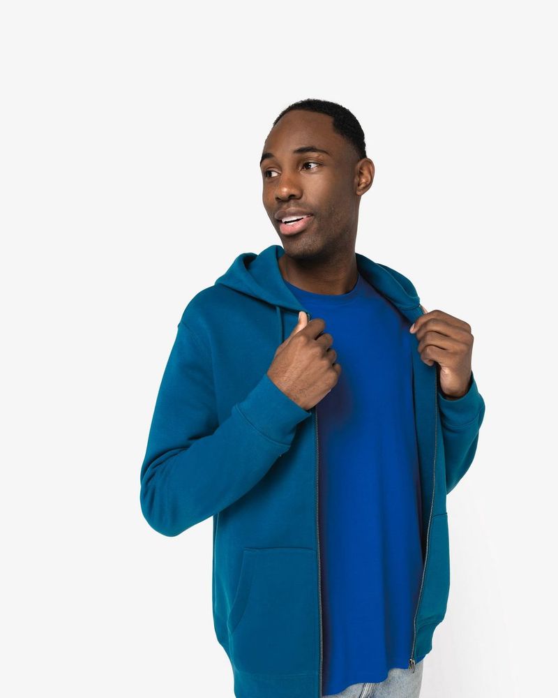 Unisex Kapuzensweatshirt mit Reißverschluss - Ivory