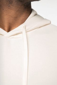 Unisex Kapuzen-Sweatshirt mit überschnittener Schulterpartie aus French Terry, Foto 7