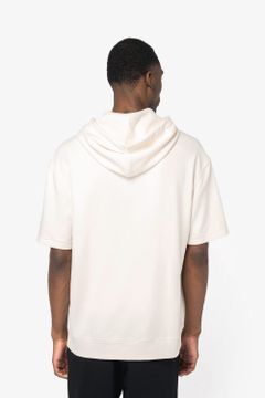 Unisex Kapuzen-Sweatshirt mit überschnittener Schulterpartie aus French Terry, Foto 4