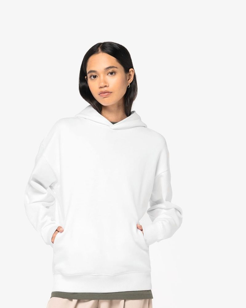 Oversize Unisex-Kapuzensweatshirt 300 g/m² - White