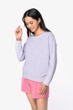 Damen-Sweatshirt aus Frottee, Foto 1