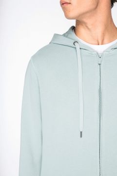 Unisex-Kapuzensweatshirt aus French Terry mit Reißverschluss, Foto 6