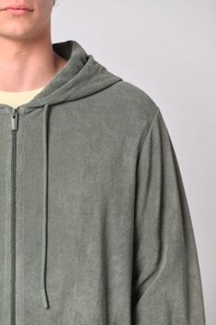 Kapuzensweatshirt aus Frottee mit Reißverschluss für Herren, Foto 9