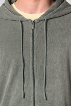 Kapuzensweatshirt aus Frottee mit Reißverschluss für Herren, Foto 7