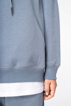 Damen Kapuzensweatshirt Raglan, Foto 6