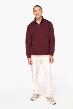 Sweatshirt mit Stehkragen und Reißverschluss für Herren, Foto 2