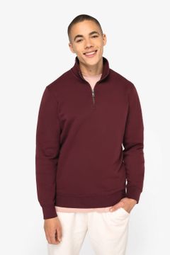 Sweatshirt mit Stehkragen und Reißverschluss für Herren, Foto 1