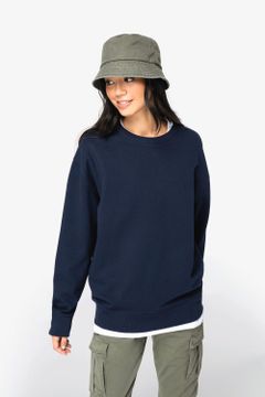 Unisex Sweatshirt mit Rundhalsausschnitt und hängenden Schultern aus French Terry, Foto 1
