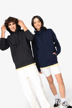 Unisex Kapuzen-Sweatshirt mit hängenden Schultern aus French Terry, Foto 4
