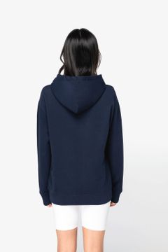 Unisex Kapuzen-Sweatshirt mit hängenden Schultern aus French Terry, Foto 5