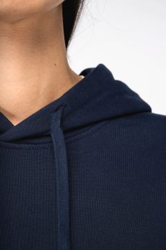 Unisex Kapuzen-Sweatshirt mit hängenden Schultern aus French Terry, Foto 8