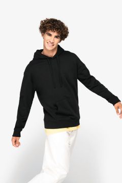 Unisex Kapuzen-Sweatshirt mit hängenden Schultern aus French Terry, Foto 2