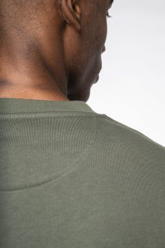 Unisex Sweatshirt mit Rundhalsausschnitt und hängenden Schultern aus gebürstetem Molton, Foto 6