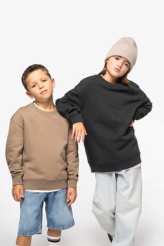 Oversize Sweatshirt mit Rundhalsausschnitt für Kinder, Foto 2