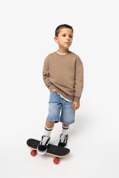 Oversize Sweatshirt mit Rundhalsausschnitt für Kinder, Foto 1