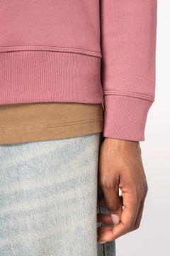 Sweatshirt mit Rundhalsausschnitt und überschnittenen Schultern, Damen, Foto 7