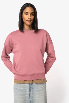 Sweatshirt mit Rundhalsausschnitt und überschnittenen Schultern, Damen, Foto 1