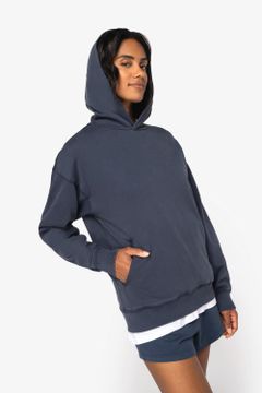 Ausgewaschenes Oversize Unisex-Kapuzensweatshirt, Foto 4