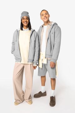 Unisex-Sweatshirt mit Reißverschluss und Sherpa-Futter, Foto 4