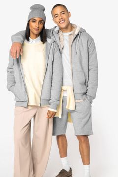 Unisex-Sweatshirt mit Reißverschluss und Sherpa-Futter, Foto 3