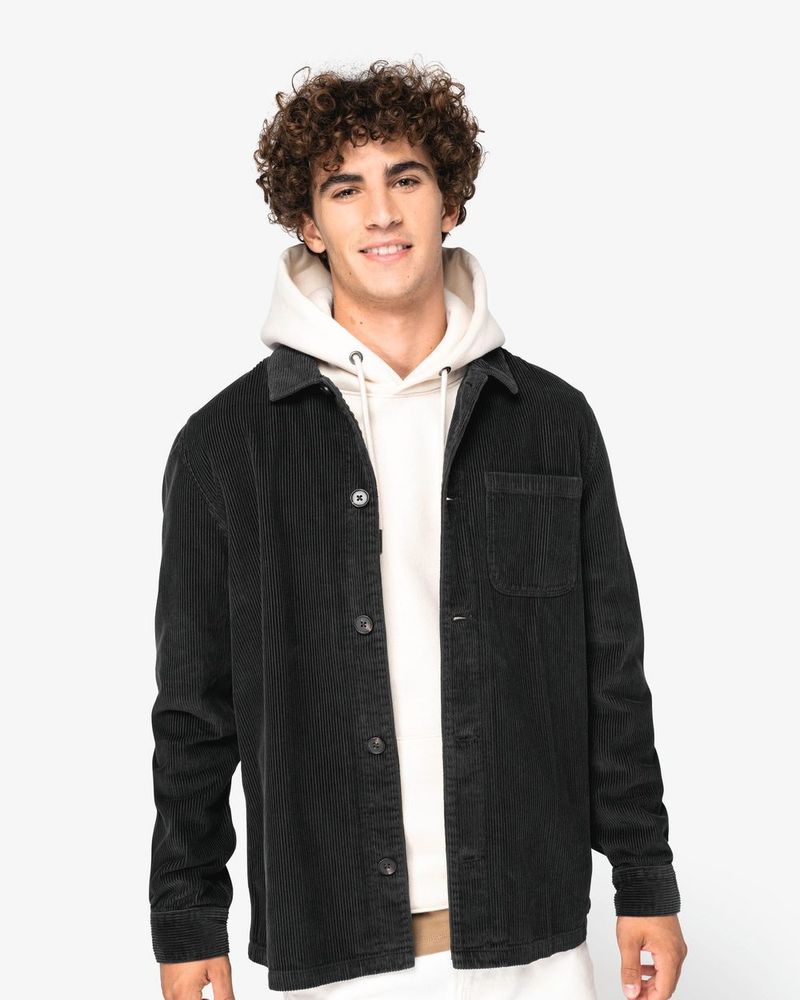 Herrenjacke aus Kord - Washed Dark Camel