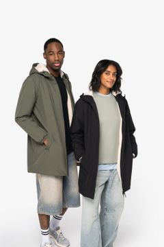 Vollständige wasserdichte und gefütterte Sherpa Unisex-Jacke, Foto 4