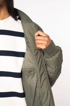 Unisex-Steppjacke mit Teddykragen, Foto 9