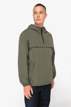 Wasserdichte Unisex-Windjacke mit Viertel-Reißverschluss, Foto 1