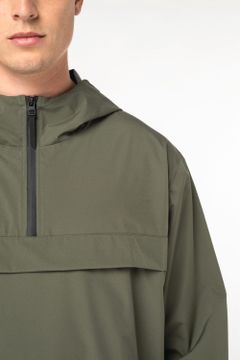 Wasserdichte Unisex-Windjacke mit Viertel-Reißverschluss, Foto 6