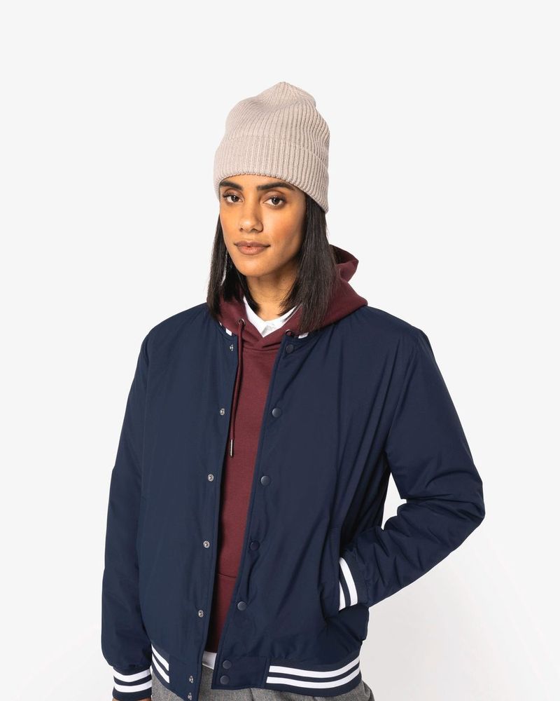 Wattierte Unisex-Teddyjacke - Organic Khaki