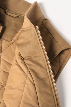 Gesteppte Unisex-Twill-Bodywarmer mit Teddykragen, Foto 10