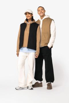 Gesteppte Unisex-Twill-Bodywarmer mit Teddykragen, Foto 4
