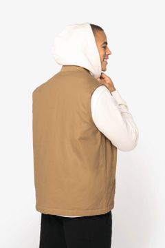 Gesteppte Unisex-Twill-Bodywarmer mit Teddykragen, Foto 7