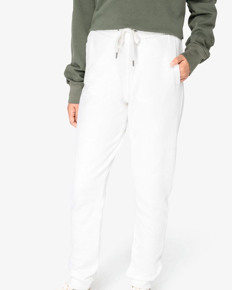 Unisex Jogginghose aus French Terry - Washed Ivory