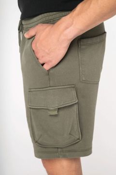 Ausgewaschene French Terry Cargo-Shorts für Herren, Foto 4