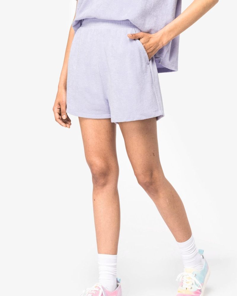 Damenshorts aus Frottee - Ivory