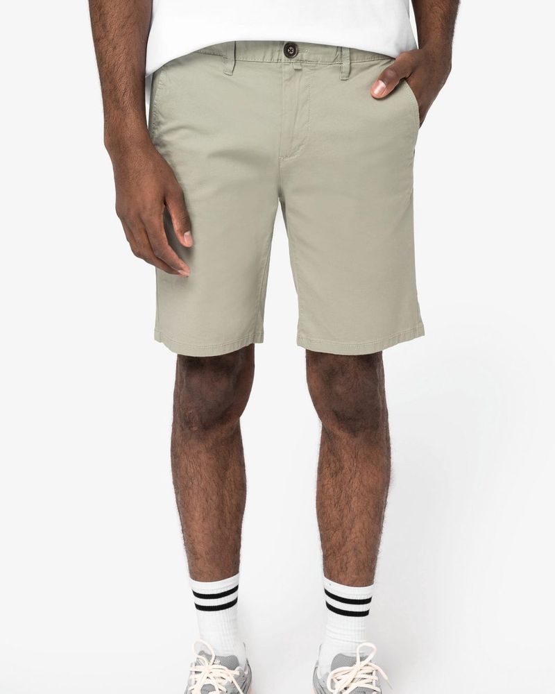 Chino-Bermuda-Shorts für Herren - Ivory