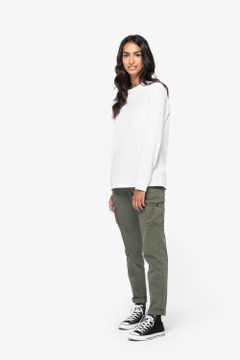 Ausgewaschene Cargohose für Damen, Foto 3