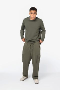 Cargohose aus verwaschenem French Terry für Herren, Foto 3